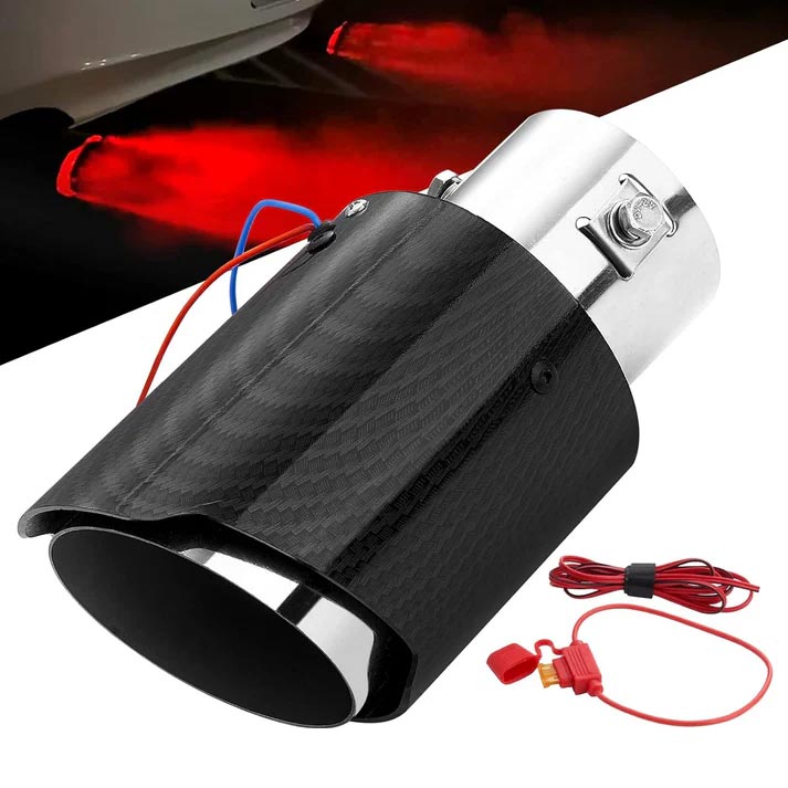 📢📢40% OFF !! ⏰ Universal LED Car Exhaust Pipe Light – Stylish Rear Glow for Any Drive