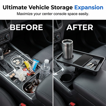 📢📢50% OFF !! ⏰Car Cup Holder Expander with Tray