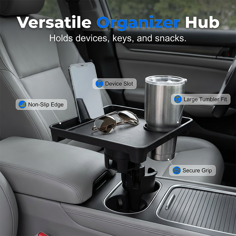 📢📢50% OFF !! ⏰Car Cup Holder Expander with Tray