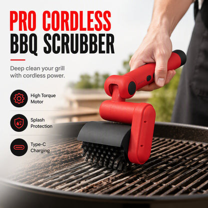 📢📢50% OFF !!⏰Electric BBQ Grill Cleaning Brush