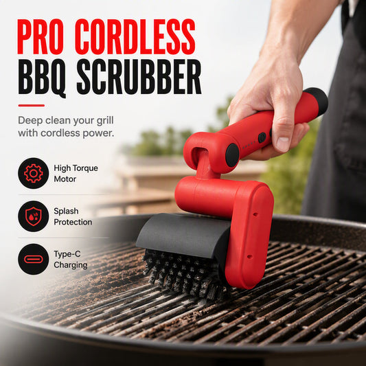📢📢50% OFF !!⏰Electric BBQ Grill Cleaning Brush