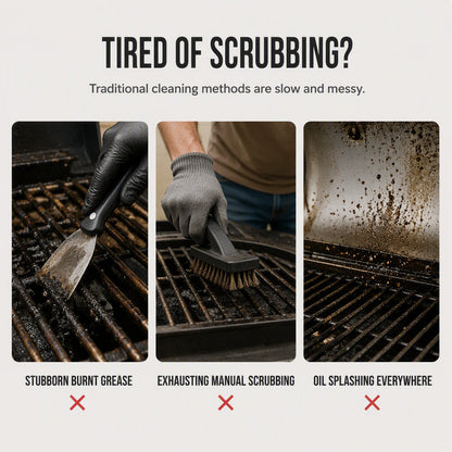 📢📢50% OFF !!⏰Electric BBQ Grill Cleaning Brush
