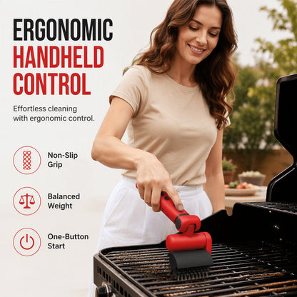 📢📢50% OFF !!⏰Electric BBQ Grill Cleaning Brush