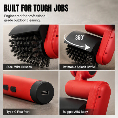 📢📢50% OFF !!⏰Electric BBQ Grill Cleaning Brush