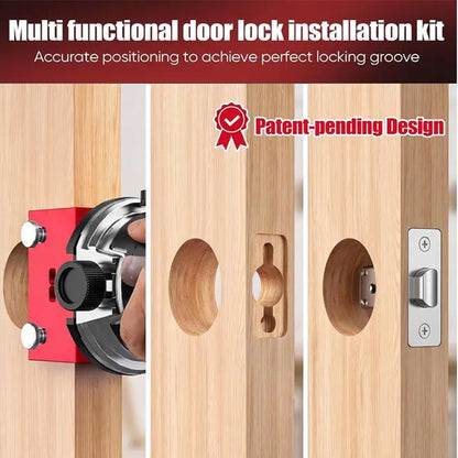 📢📢50% OFF !!⏰Door Latch Mortising Tool Kit for Wood Doors