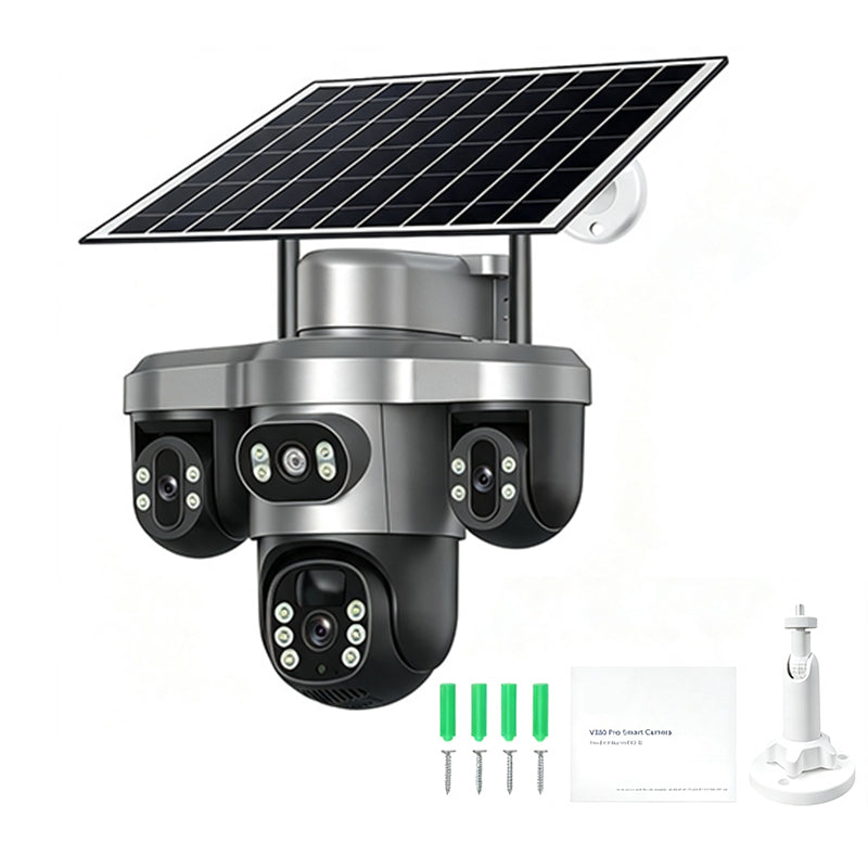 📢📢50% OFF !! ⏰Triple Lens Solar Security Camera