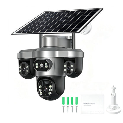 📢📢50% OFF !! ⏰Triple Lens Solar Security Camera