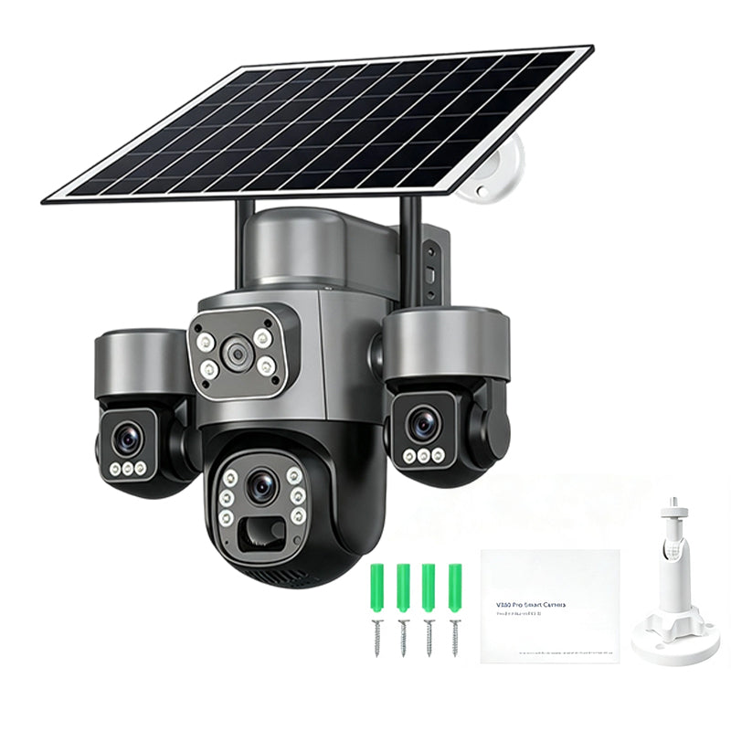 📢📢50% OFF !! ⏰Triple Lens Solar Security Camera