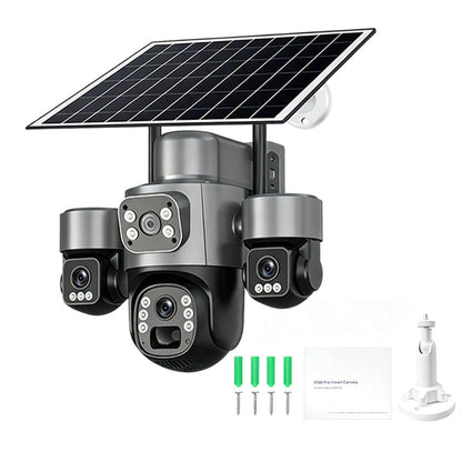 📢📢50% OFF !! ⏰Triple Lens Solar Security Camera
