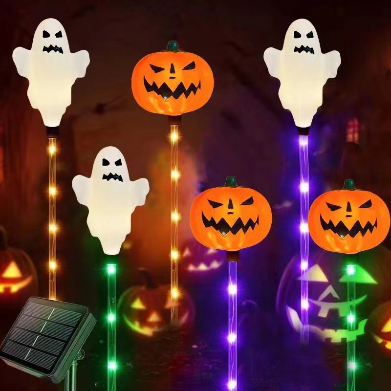 📢📢50% OFF !!⏰Waterproof Halloween Pumpkin Stake Lights