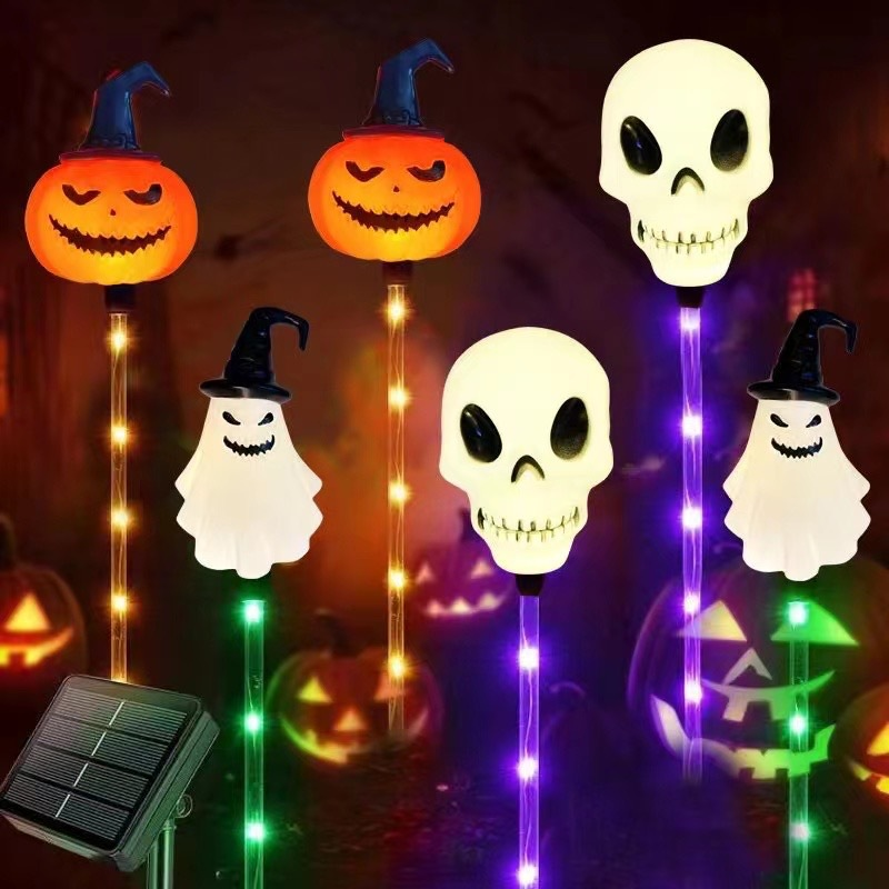 📢📢50% OFF !!⏰Waterproof Halloween Pumpkin Stake Lights