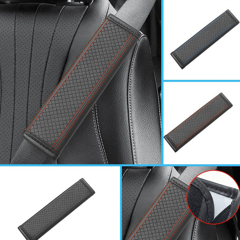 🚗 2026 Sale — Over 42,200 Sold!🛡️ PU Leather Car Seat Belt Shoulder Pad