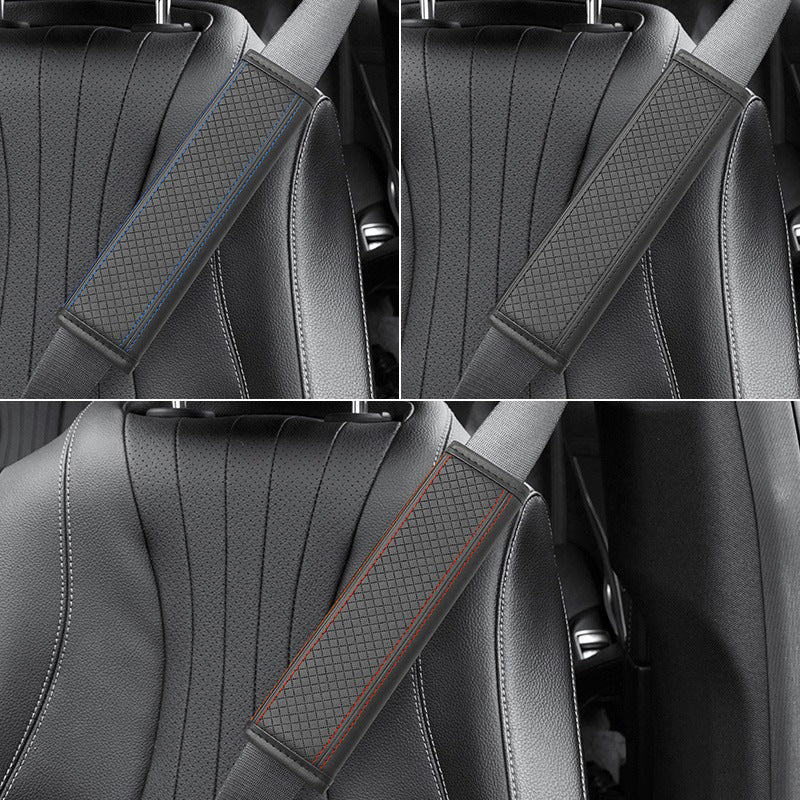 🚗 2026 Sale — Over 42,200 Sold!🛡️ PU Leather Car Seat Belt Shoulder Pad