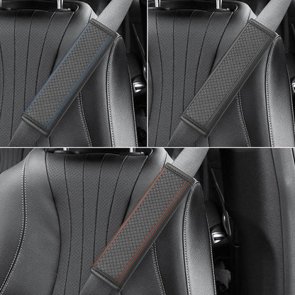 🚗 2026 Sale — Over 42,200 Sold!🛡️ PU Leather Car Seat Belt Shoulder Pad