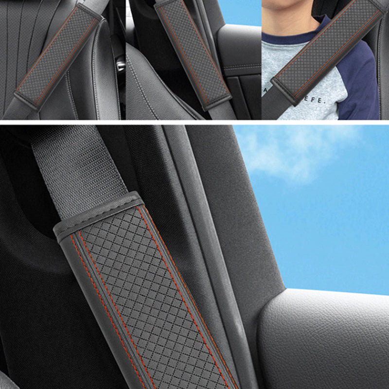 🚗 2026 Sale — Over 42,200 Sold!🛡️ PU Leather Car Seat Belt Shoulder Pad