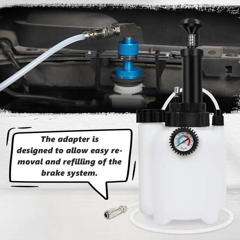 🎉 2026 Sale — Over 14,200 Sold!🔧 Universal Brake Cylinder Adapter for Brake Fluid Bleeding ✨