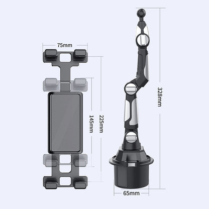 🚗 From Hire Car to Family SUV – Foldable Tablet Stand Fits Most Cup Holders. Adjustable Angle