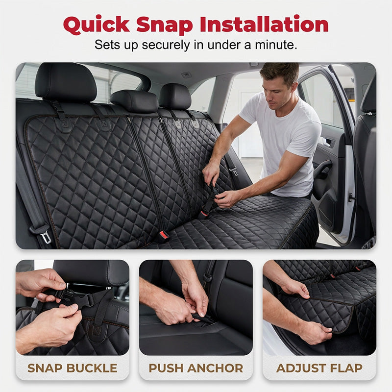 🐾🛍️ -50% ! 🚗Foldable Dog Seat – Waterproof Oxford, Protective & Comfortable.