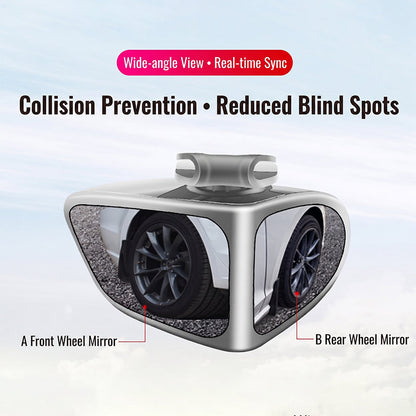 📢📢50% OFF !!⏰Dual-Lens 360°Adjustable Blind Spot Mirror