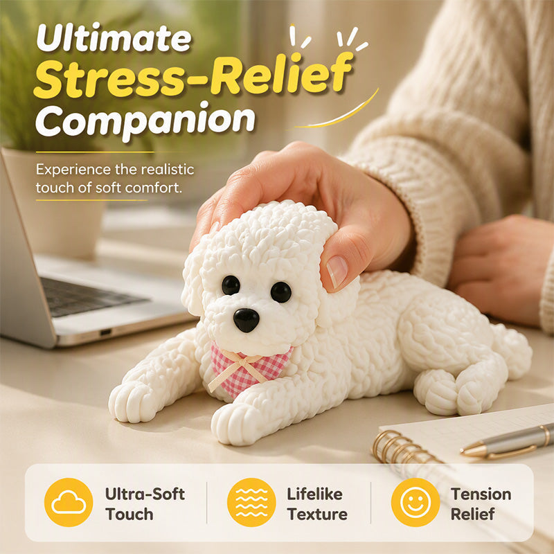 📢📢50% OFF !!⏰Cute Squishy Teddy Dog Stress Relief Toy