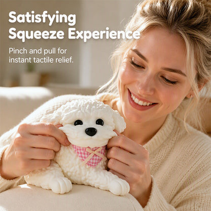 📢📢50% OFF !!⏰Cute Squishy Teddy Dog Stress Relief Toy