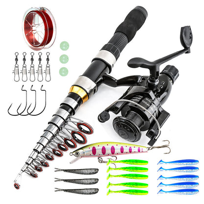 📢📢40% OFF !! ⏰Fish Anywhere Instantly! No-Hassle Telescopic Rod Kit
