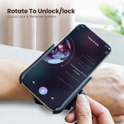 📢📢40% OFF !! ⏰360° Rotatable Wristband & Armband Phone Holder💪📱