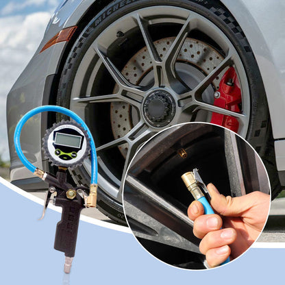 📢📢40% OFF !! ⏰Digital Tire Pressure Gauge with Inflator