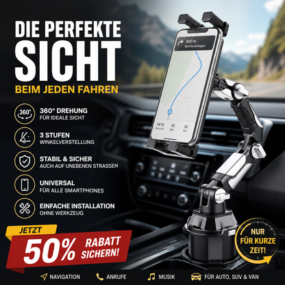 📢📢50% OFF !! ⏰360° Rotatable and Adjustable Car Cup Holder