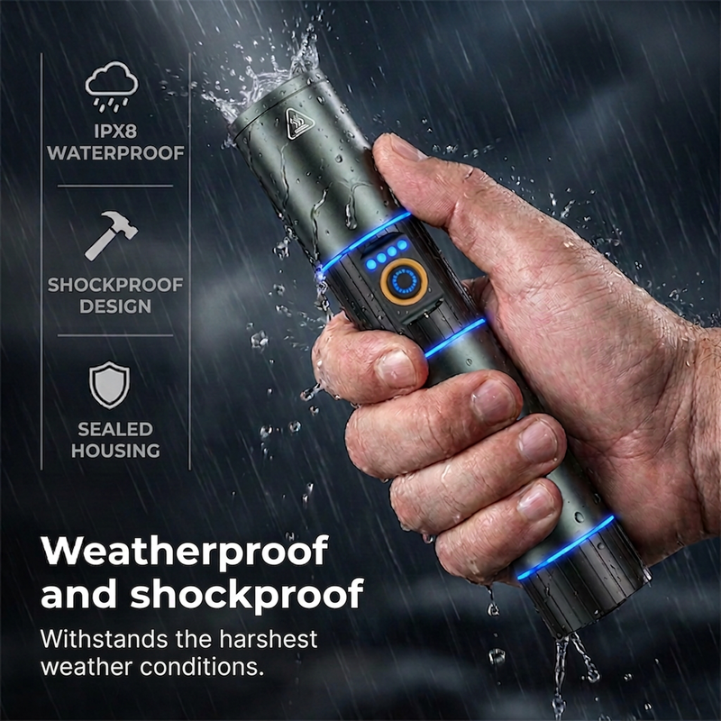 📢📢40% OFF !! ⏰Ultra-Bright Tactical Flashlight with Zoom Function