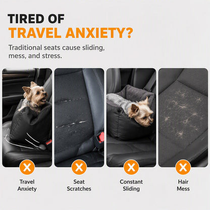 Half-Enclosed Car Pet Booster Seat