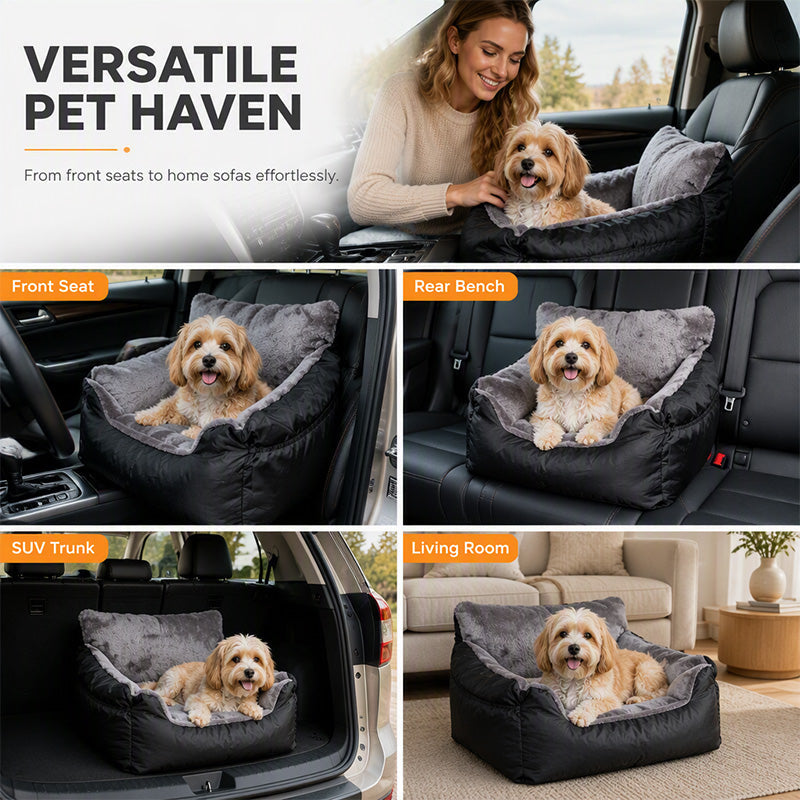 Half-Enclosed Car Pet Booster Seat