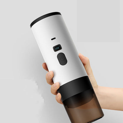 📢📢50% OFF !! ⏰ Portable Espresso Maker – digital display, Type-C rechargeable, 90ml tank & 120ml cup. Enjoy fresh hot coffee anywhere! 🛡️💪