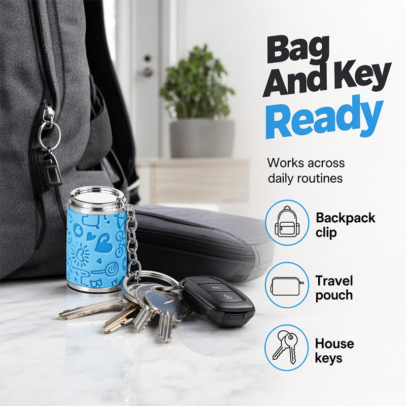 📢📢40% OFF !! ⏰Portable Coin Holder Keychain Storage