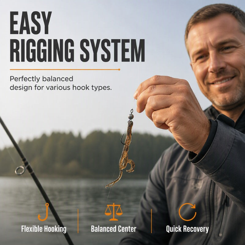 🎣 Realistic Shrimp Soft Lures – Floating & lifelike action ✨