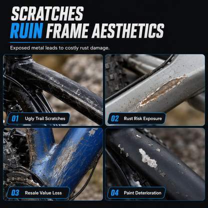 📢📢BUY 5 GET 5 FREE !! ⏰Bicycle Frame Paint Touch-Up Paste with Brush for Mountain Bike Scratch and Wear Repair
