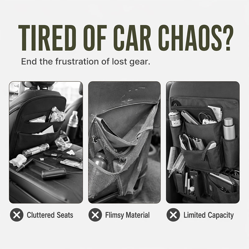 📢📢40% OFF !! ⏰Multi-Pocket Car Seat Back Organizer
