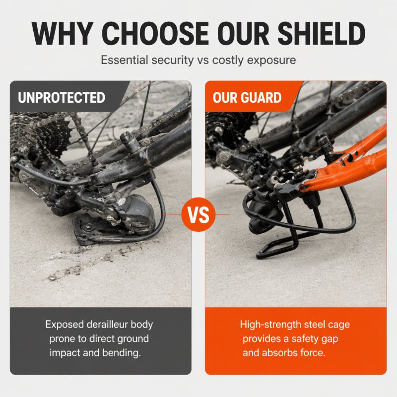 ⏳Time-Limited Special⏰Bicycle Rear Derailleur Guard Mountain Bike Transmission Protector