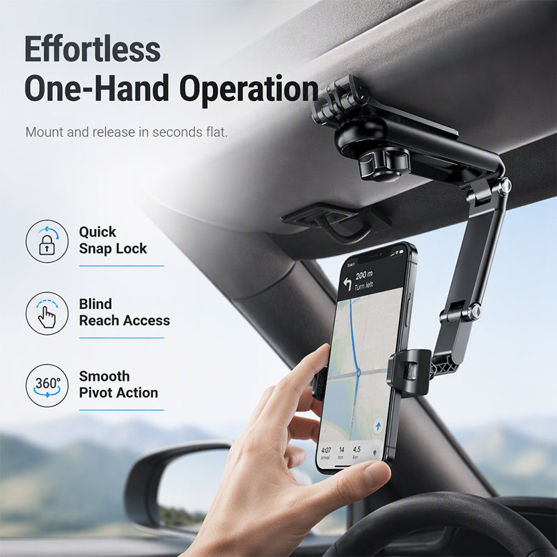 📢📢40% OFF !! ⏰Universal Sun Visor Car Phone Holder