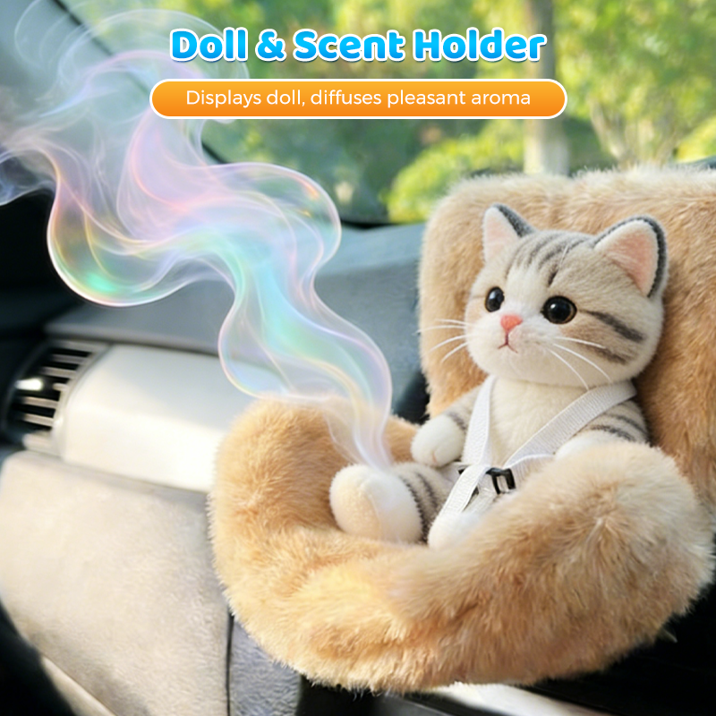🎅Christmas Hot Sale🎁Plush Doll Safety Seat Car Air Vent Clip
