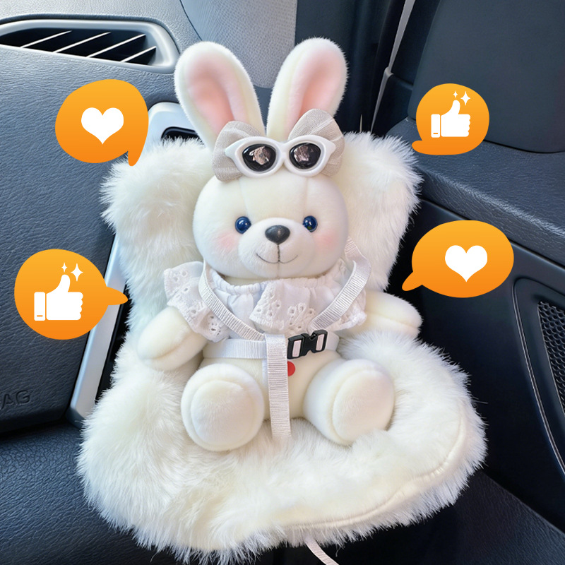 🎅Christmas Hot Sale🎁Plush Doll Safety Seat Car Air Vent Clip