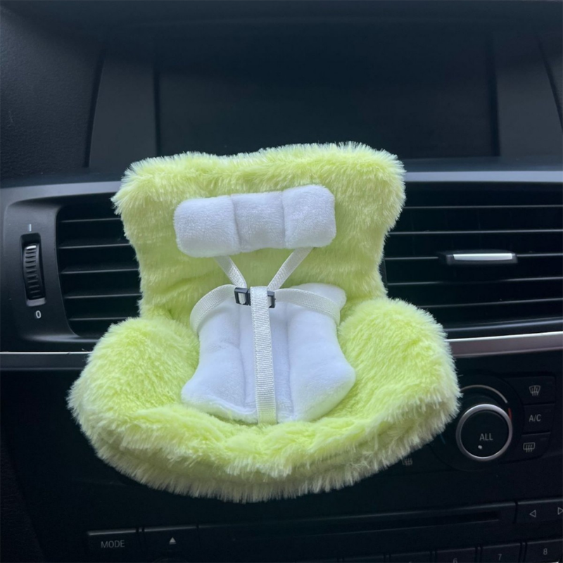 🎅Christmas Hot Sale🎁Plush Doll Safety Seat Car Air Vent Clip