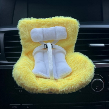 🎅Christmas Hot Sale🎁Plush Doll Safety Seat Car Air Vent Clip