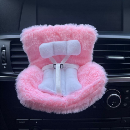 🎅Christmas Hot Sale🎁Plush Doll Safety Seat Car Air Vent Clip