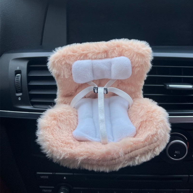 🎅Christmas Hot Sale🎁Plush Doll Safety Seat Car Air Vent Clip