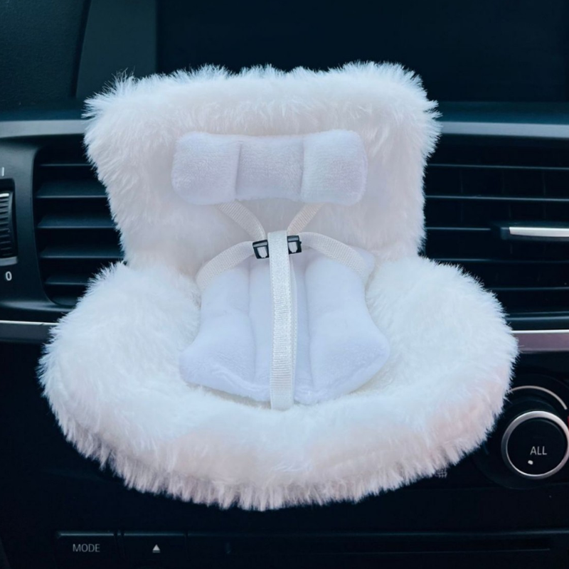 🎅Christmas Hot Sale🎁Plush Doll Safety Seat Car Air Vent Clip