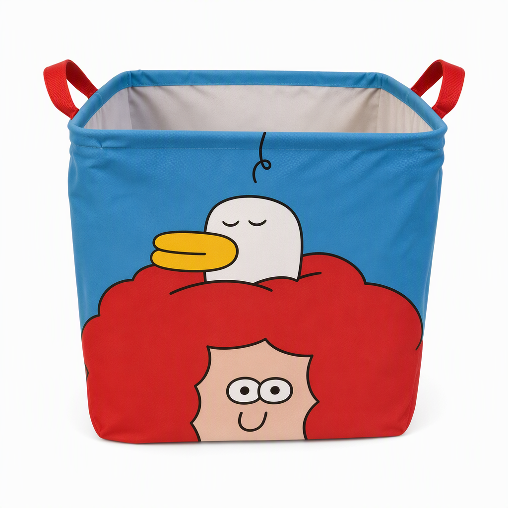 📢📢50% OFF !! ⏰Cute Cartoon Folding Car Trunk Organizer Bin Large Capacity Collapsible Storage Basket for Sundries
