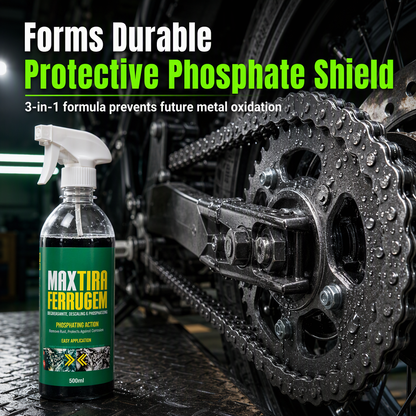 ✨3 in 1 Rust Remover and Phosphating Agent for Metal Parts 500ml with Spray Nozzle to Remove Grease and Rust and Form a Rustproof Protective Film