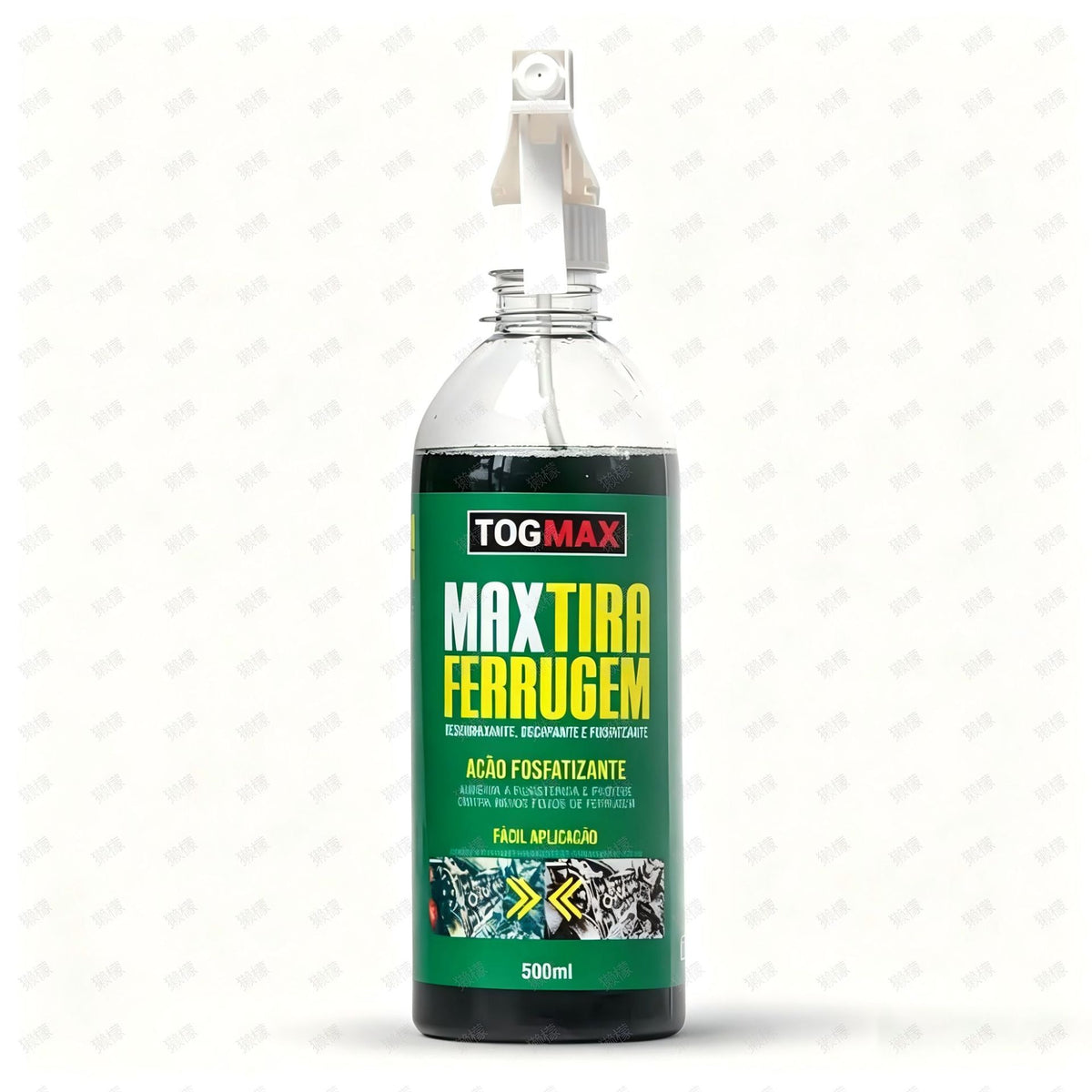 ✨3 in 1 Rust Remover and Phosphating Agent for Metal Parts 500ml with Spray Nozzle to Remove Grease and Rust and Form a Rustproof Protective Film