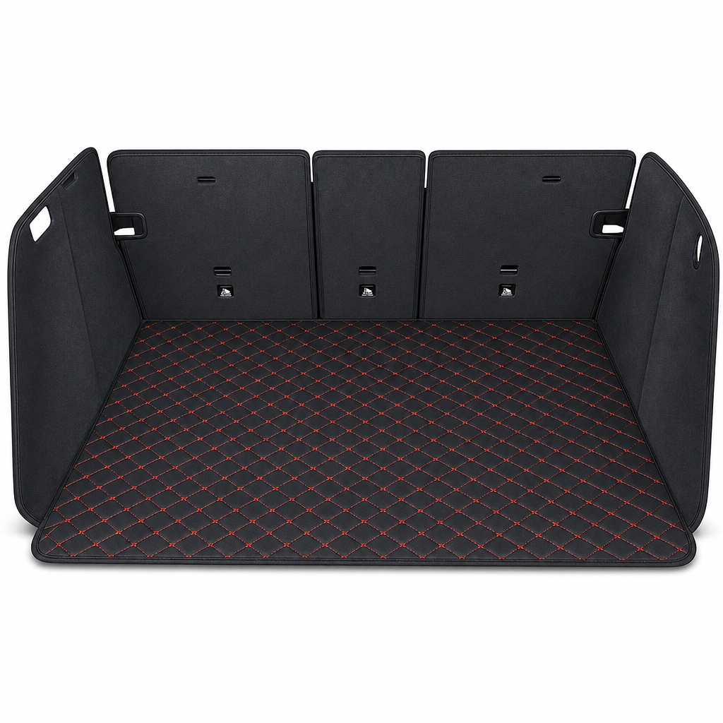 Universal PVC Leather Car Trunk Mat Cargo Liner for Sedans and SUVs Easy to Clean 100x70cm